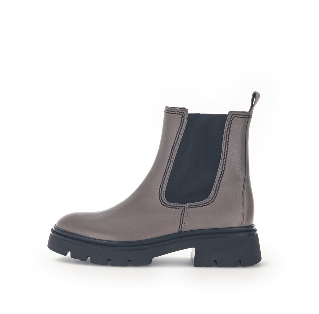 GABOR Stiefeletten beige taupe nappa Flauschfutter