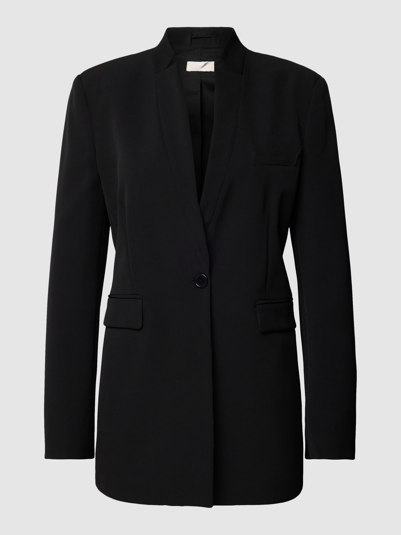 Blazer mit Pattentaschen in black