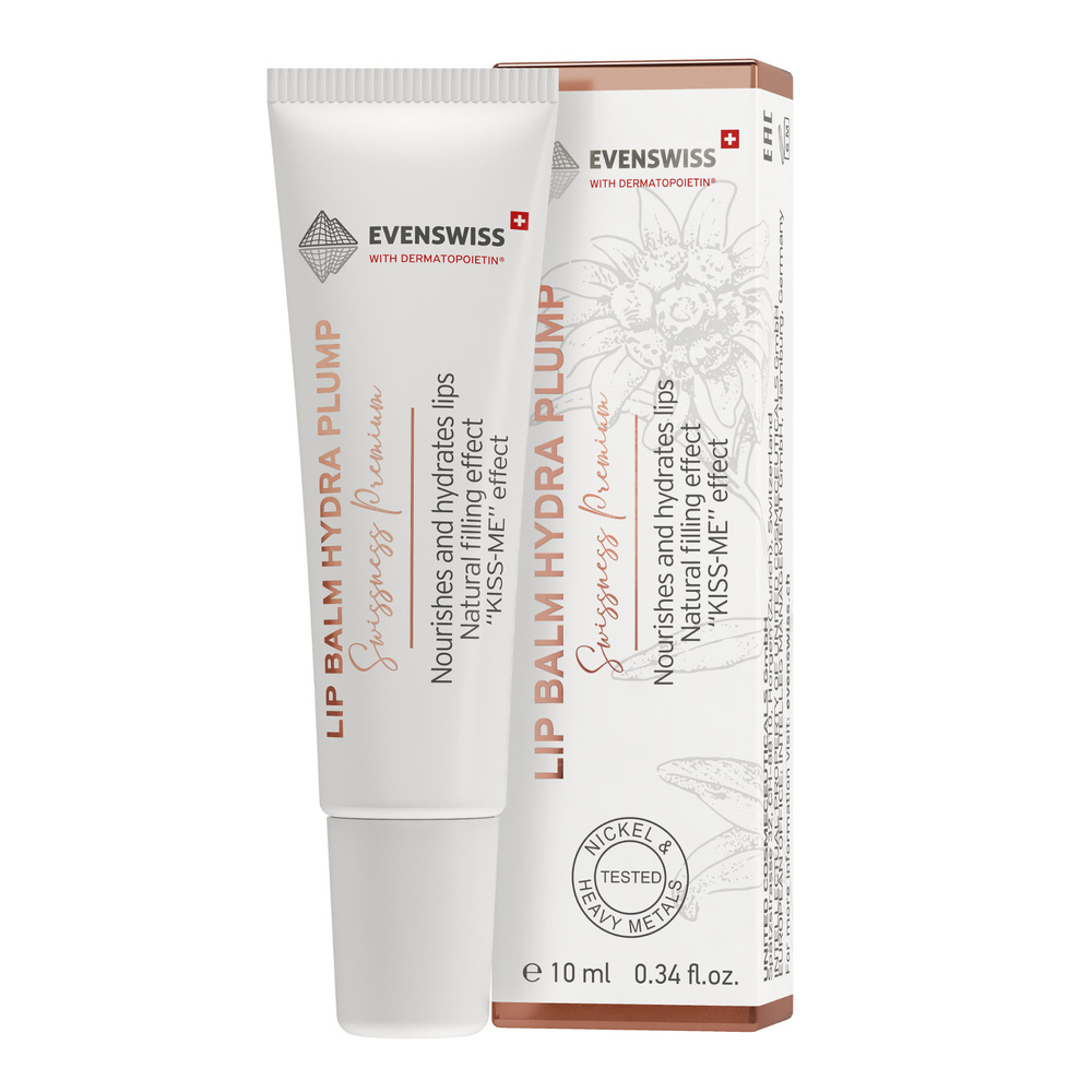 evenswiss Lip Balm Hydra Plump Soins de la peau avec la Dermatopoïétine