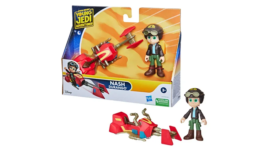 Hasbro - Star Wars Action-Figur & Speeder Bike