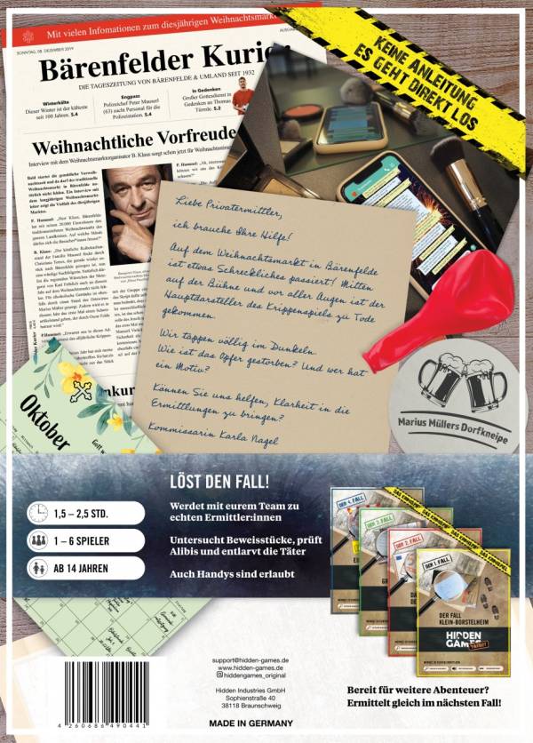 Hidden Games Tatort: Eiskaltes Verbrechen 6.Fall