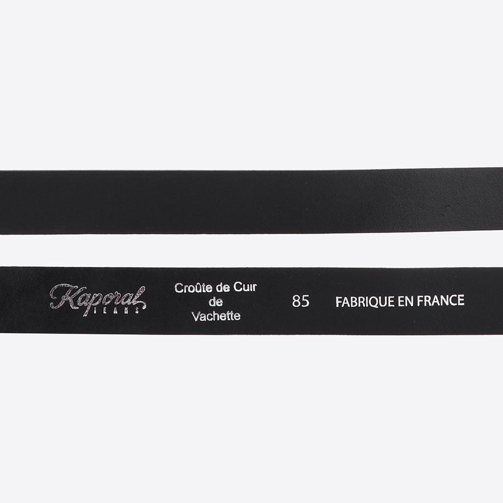 NALAN  Double ceinture noire Femme