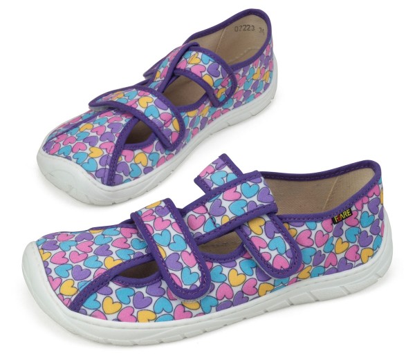 Fare Bare |vA ~ Slipper Klett ~ Herzchen Lila