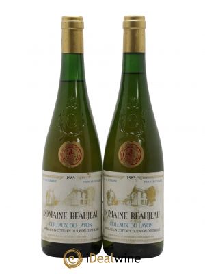 Coteaux du Layon Domaine Beaujeau 1985 - Lot de 2 Bouteilles
