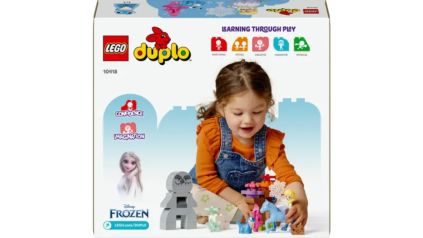 LEGO DUPLO 10418 |  Elsa und Bruni im Zauberwald Eiskönigin-Spielzeug