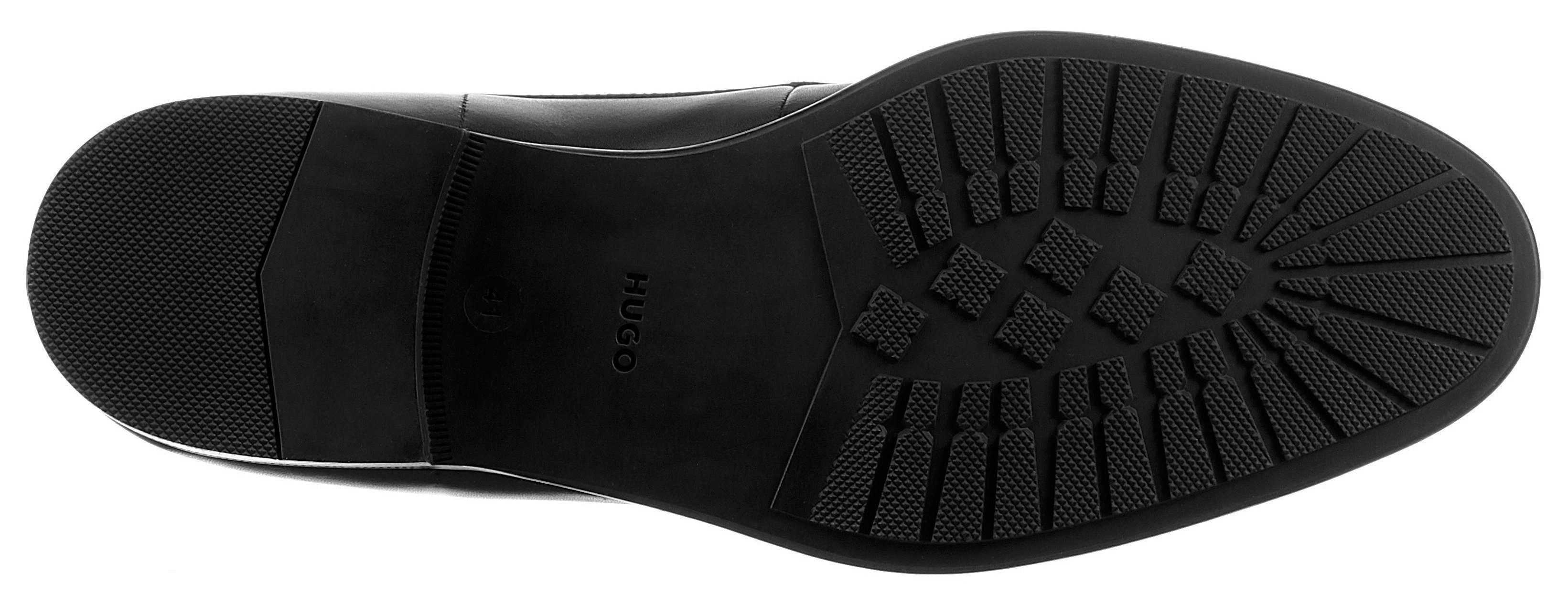 HUGO Kyron Derb Schnürschuh mit Lederlaufsohle und Gummibesatz