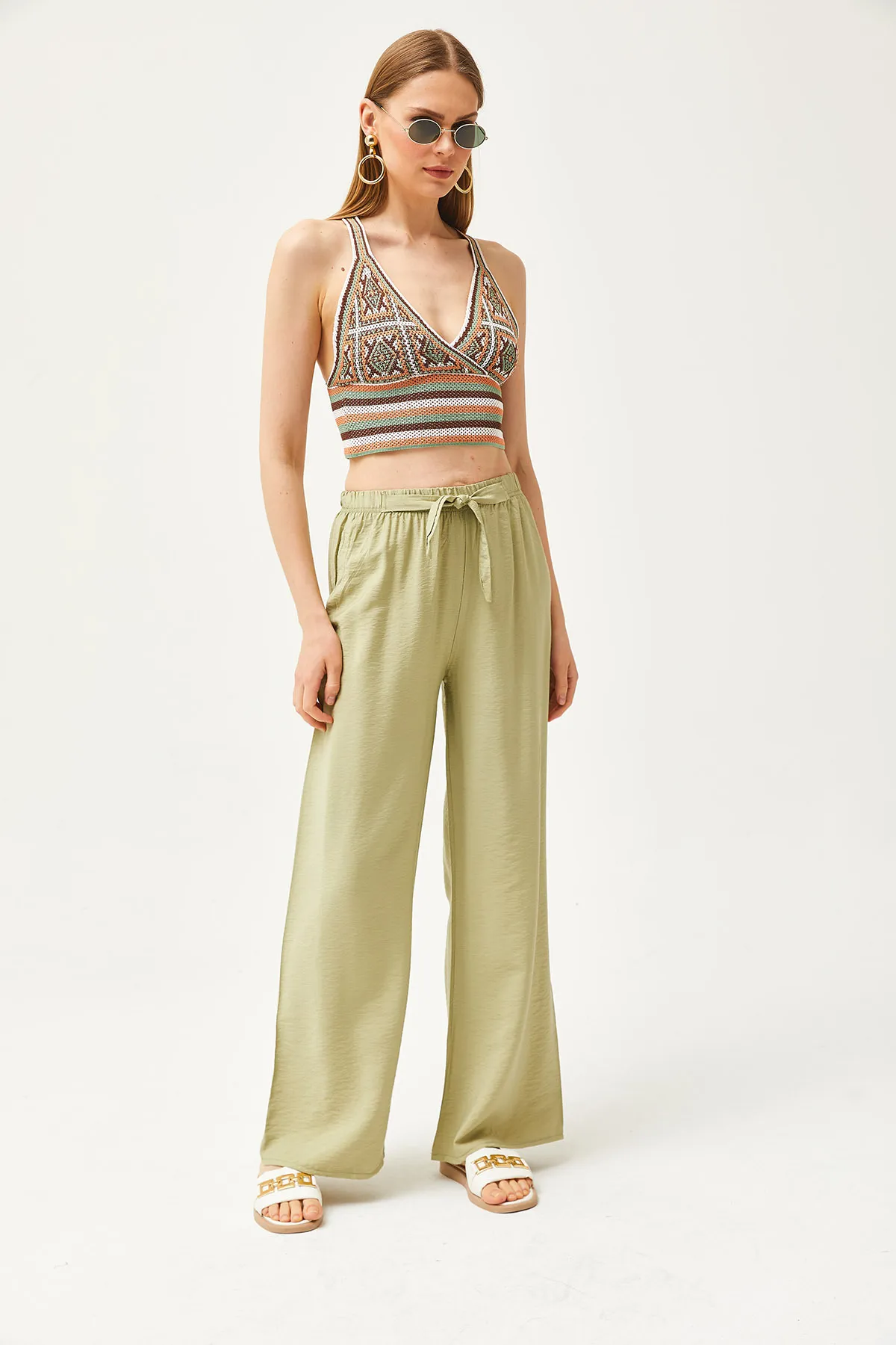 Olalook  Hose - Dunkelblau - Wide Leg