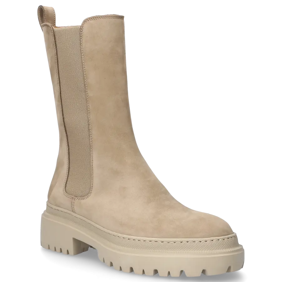 EN AVANT - Chelsea Boots D0600033/581 Veloursleder - beige