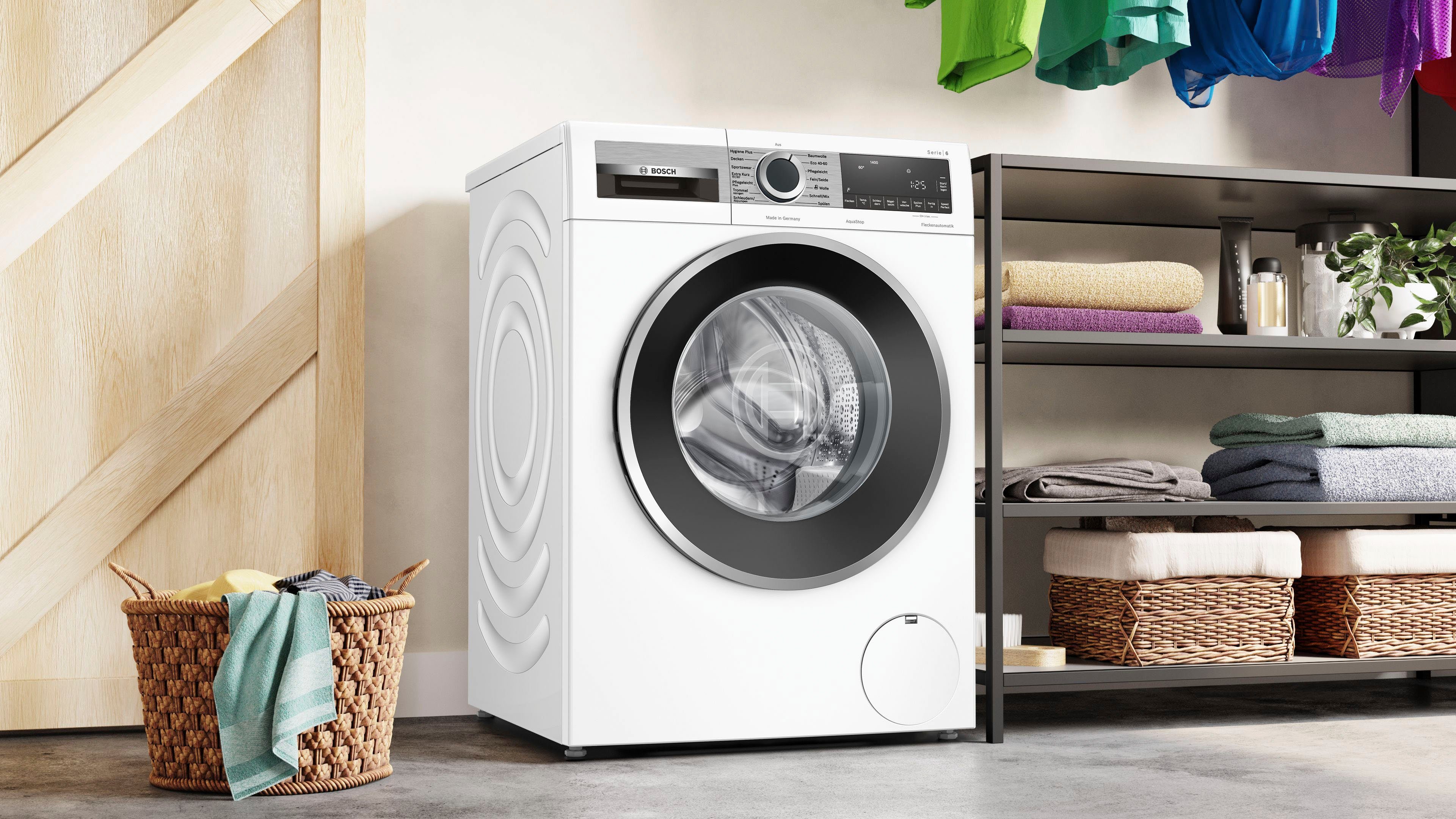 BOSCH Waschmaschine Serie 6 WGG244140, 9 kg, 1400 U/min