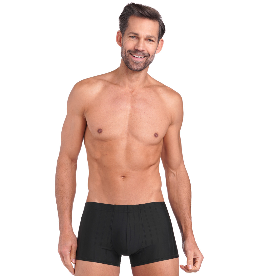 Herren Mikrofasershorts mit Streifen