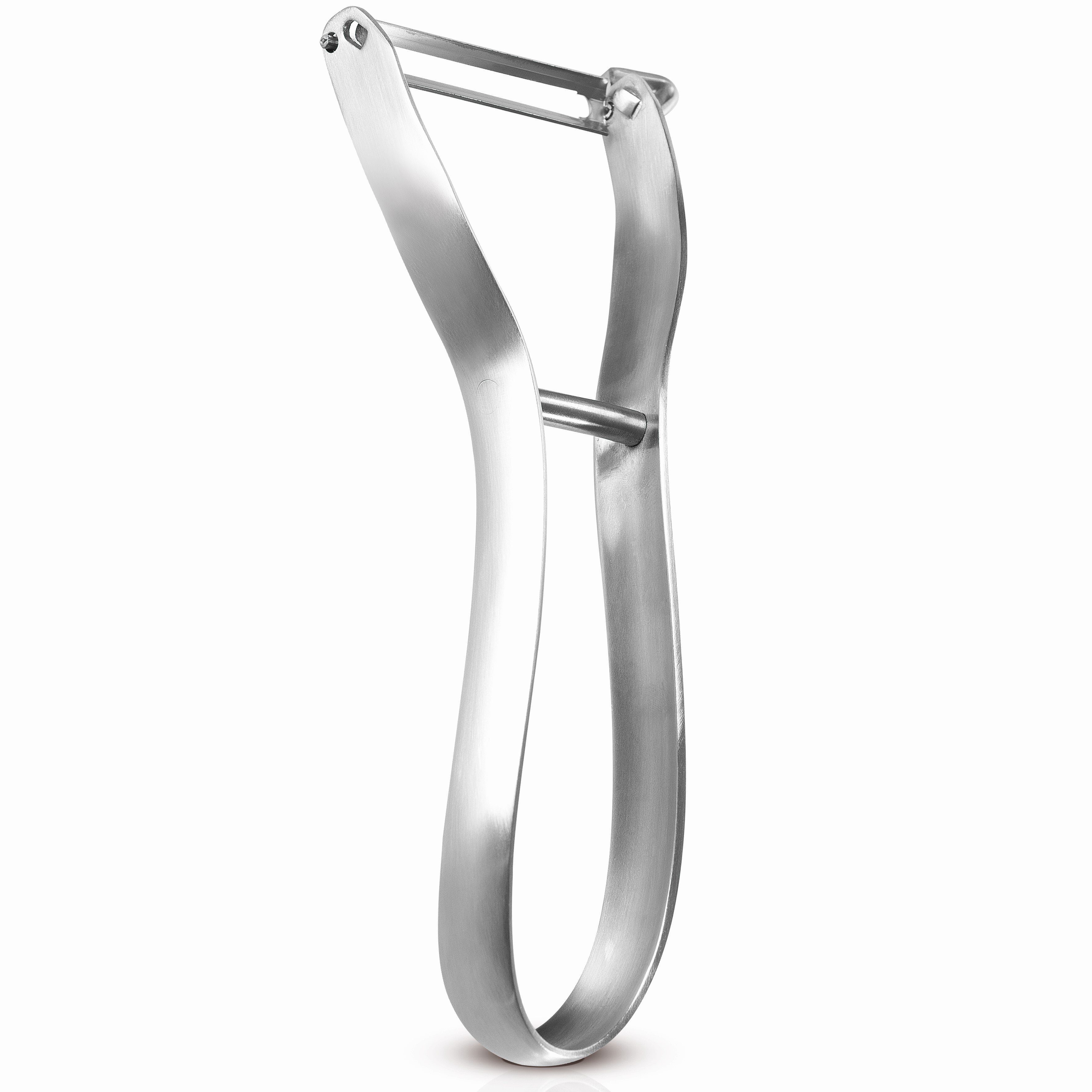 AdHoc Sparschäler CURVE, (1-tlg), ultrascharfer Universalschäler aus Edelstahl