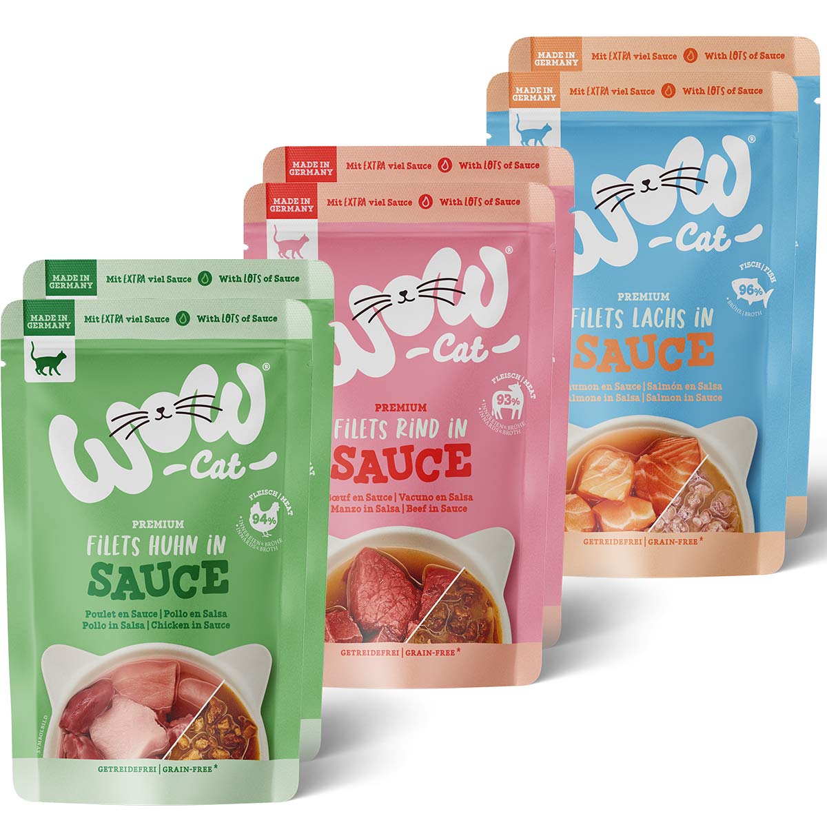 WOW CAT Sauce MULTIPACK 6x85g günstig kaufen