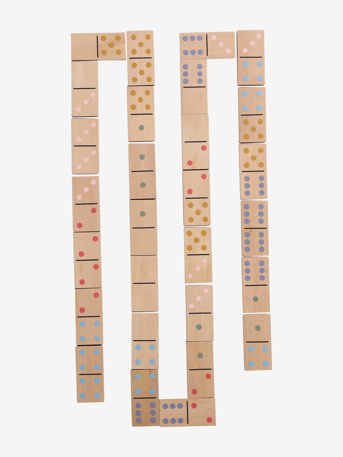 Jeu de dominos en bois FSC® multicolor