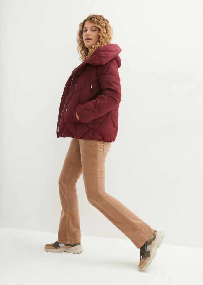 Steppjacke mit Kapuze