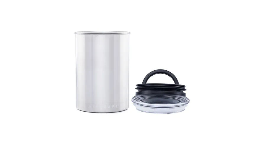 Airscape® Edelstahl-Aromabehälter mittel weiss