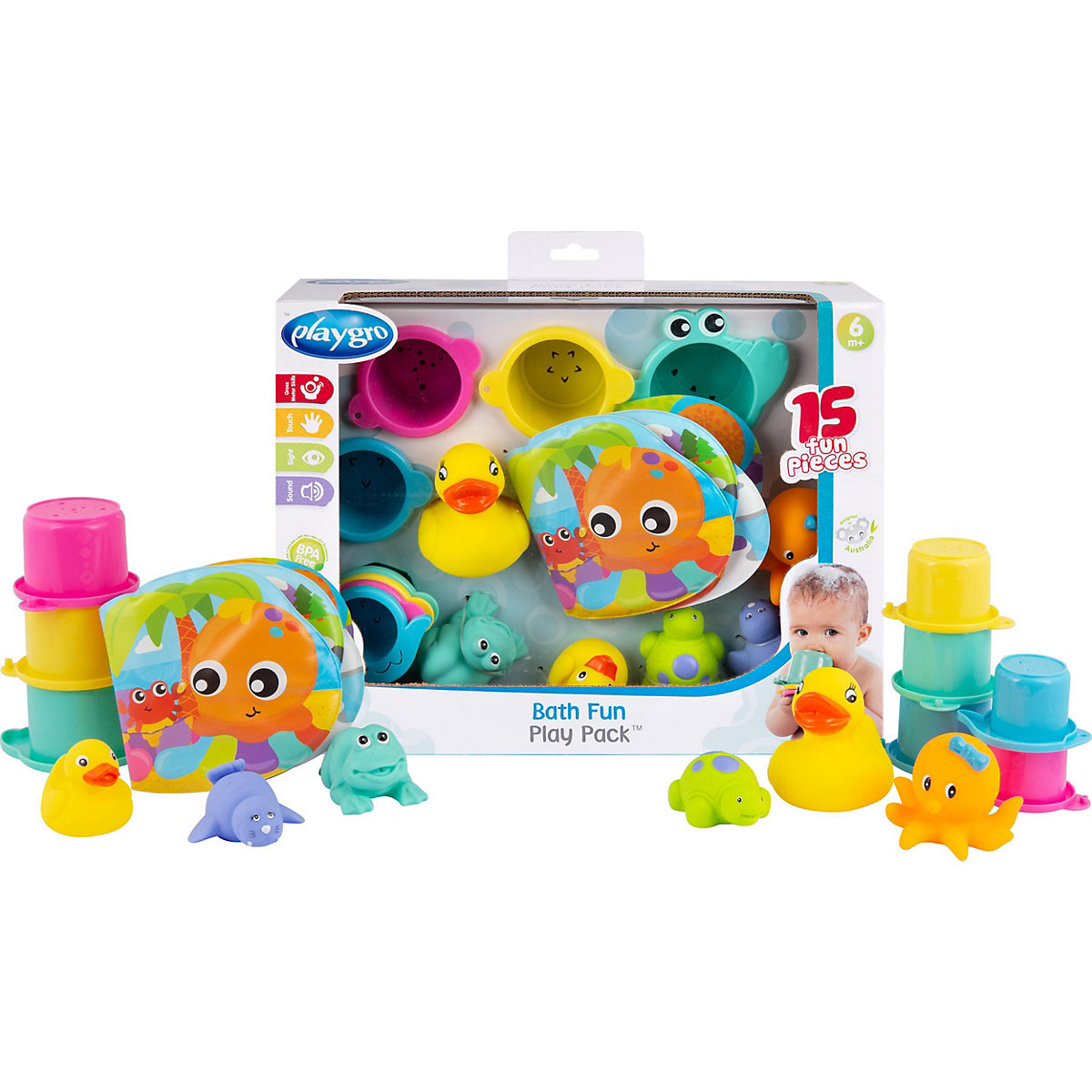 Badespielzeug Geschenkset, 15-tlg.