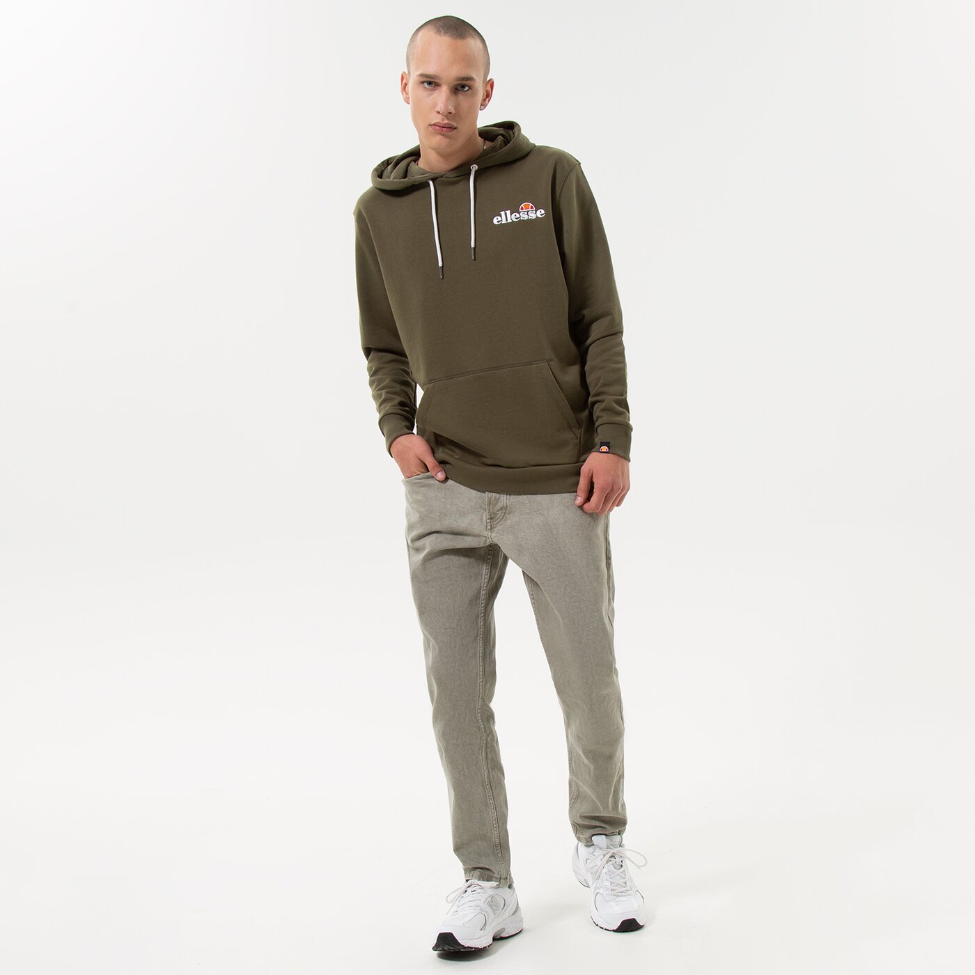 ELLESSE SWEATSHIRT Z KAPTUREM PRIMERO OH HOODY KHA Khaki