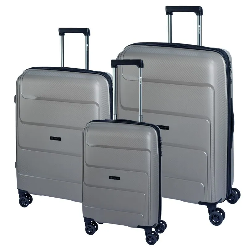 Check.IN 3-tlg. Kofferset ST. LOUIS mit 4 Rollen - taupe