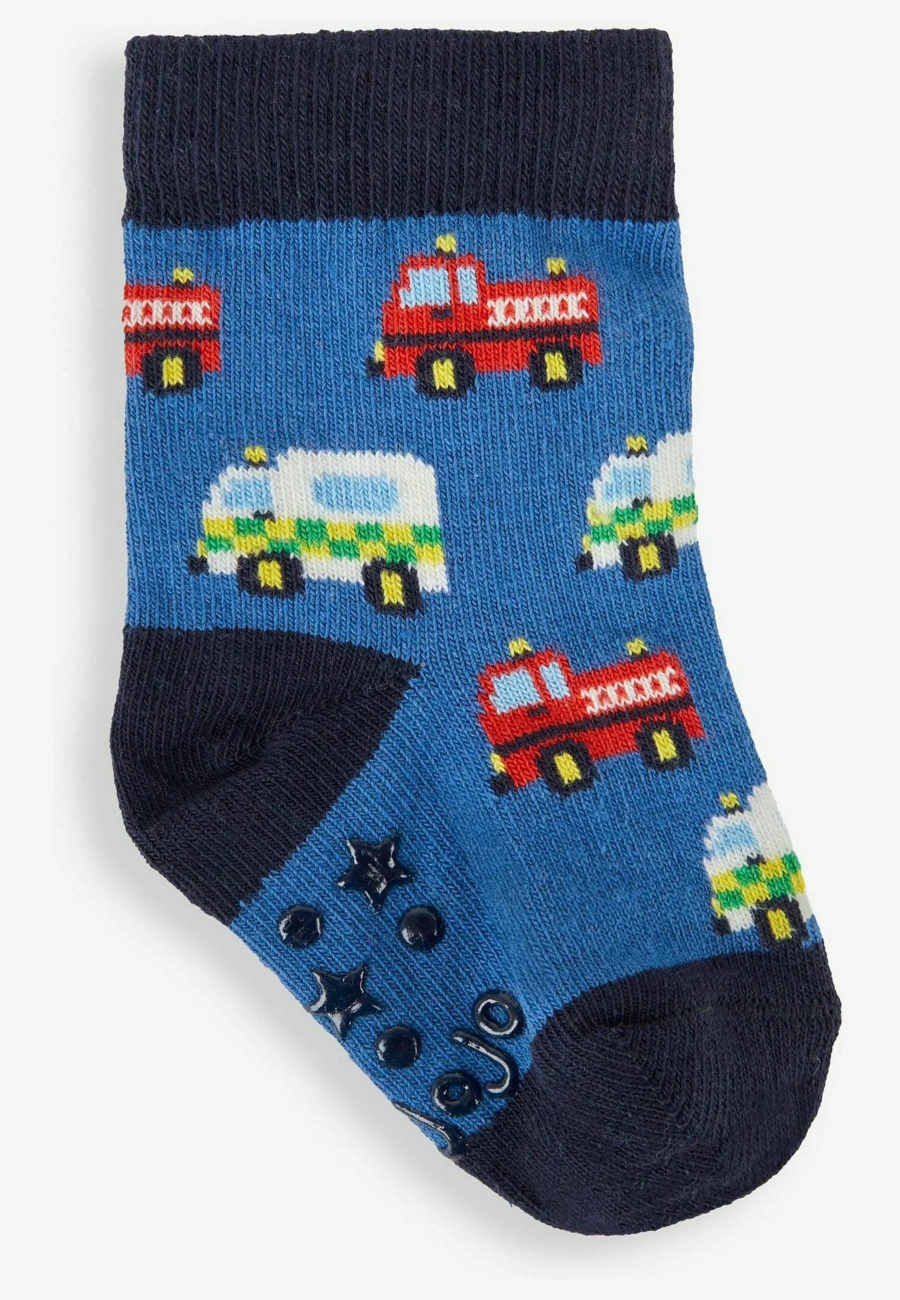 JoJo Maman Bébé 3-PACK VEHÍCULOS DE EMERGENCIA - Calcetines