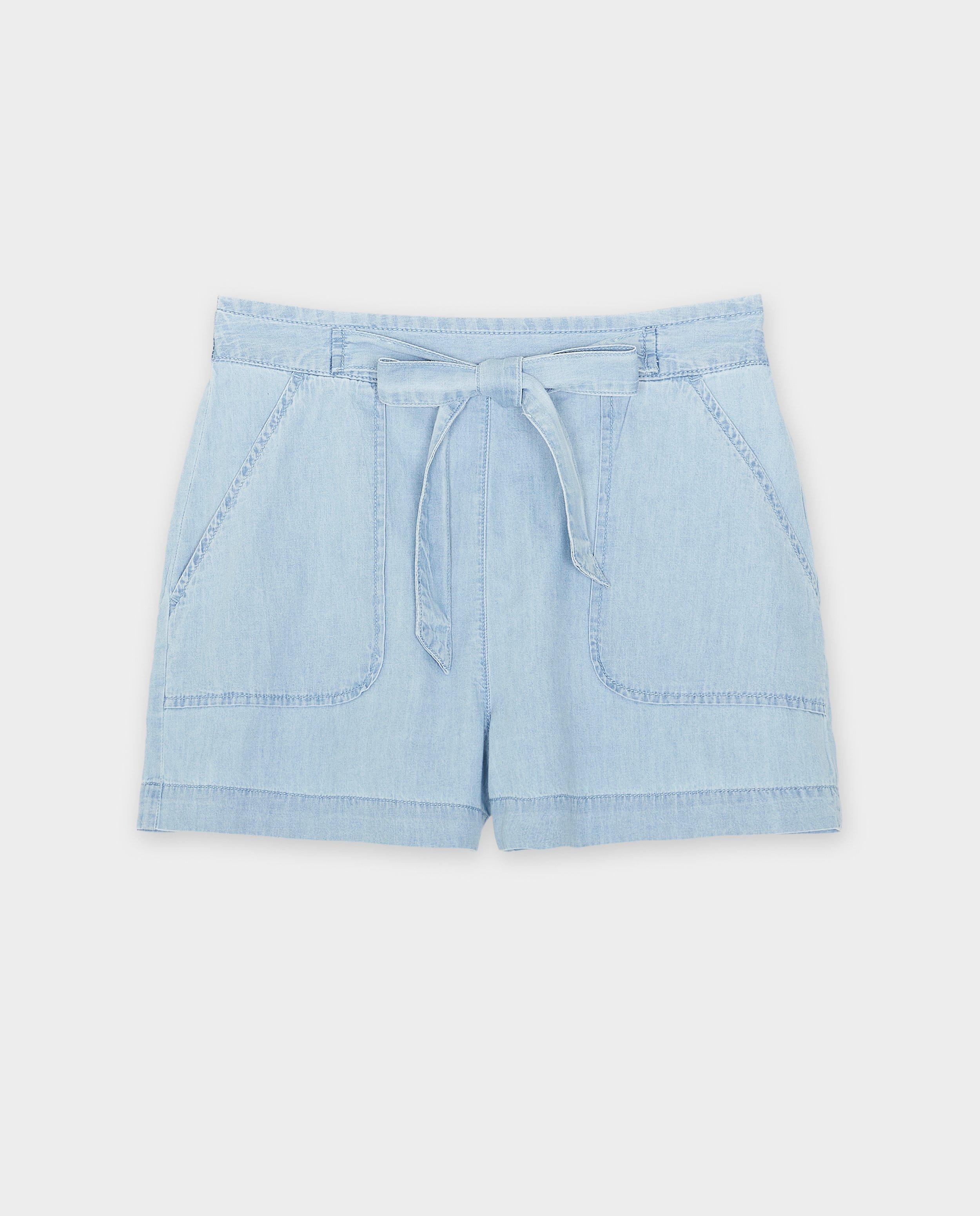 Pantaloni scurți din denim albastru deschis OVS