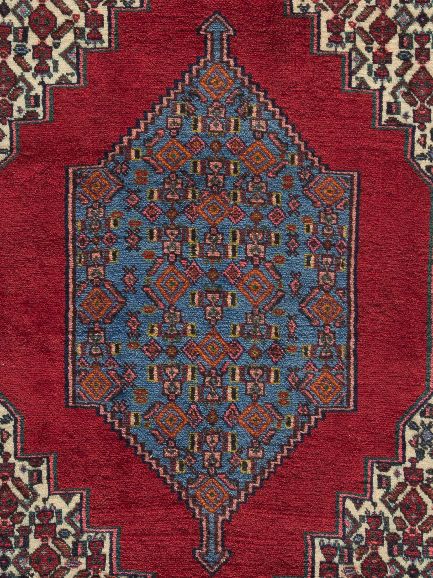 Senneh ca. 130 x 165 cm, Unikat / Einzelstück