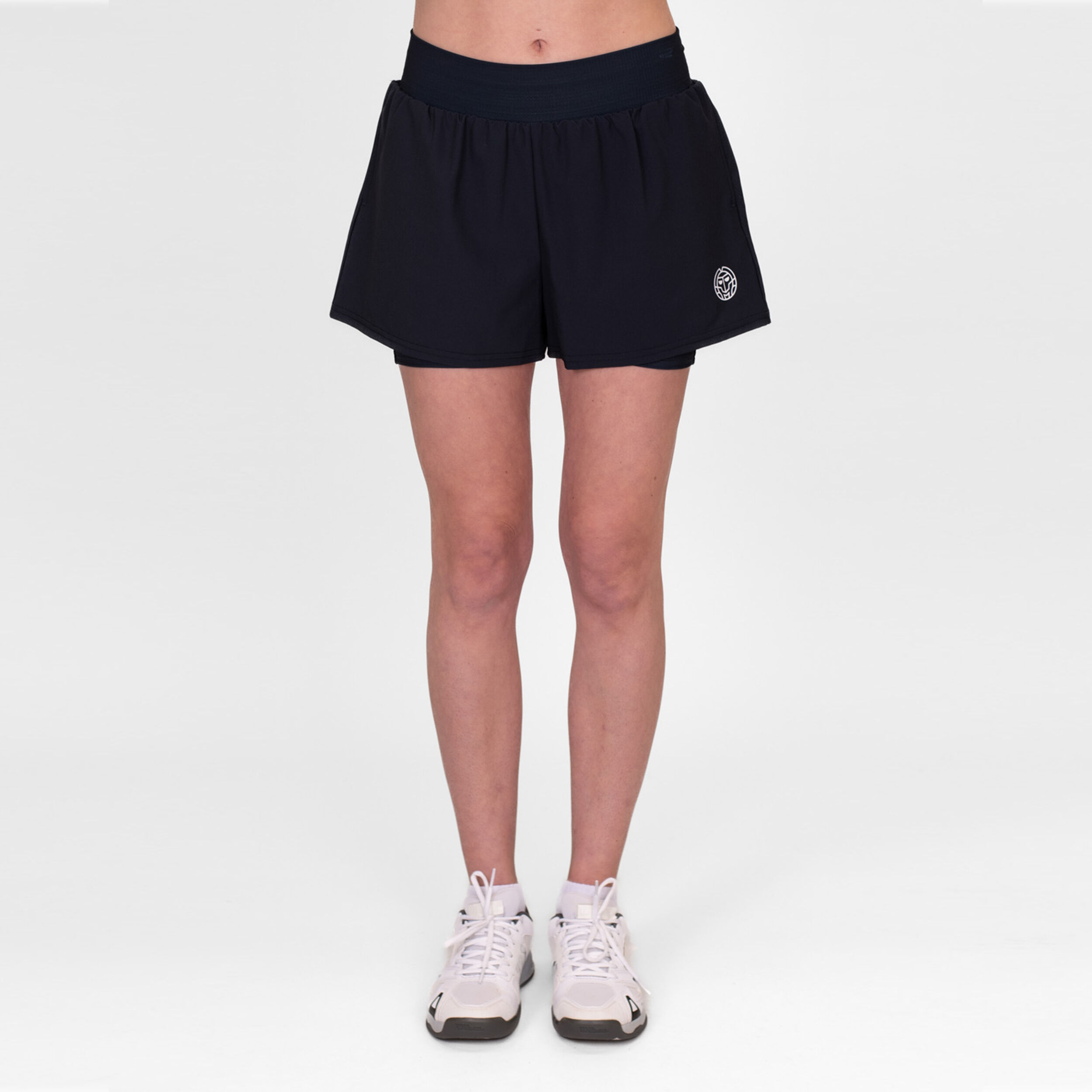 Crew 2in1 Shorts Damen - Schwarz