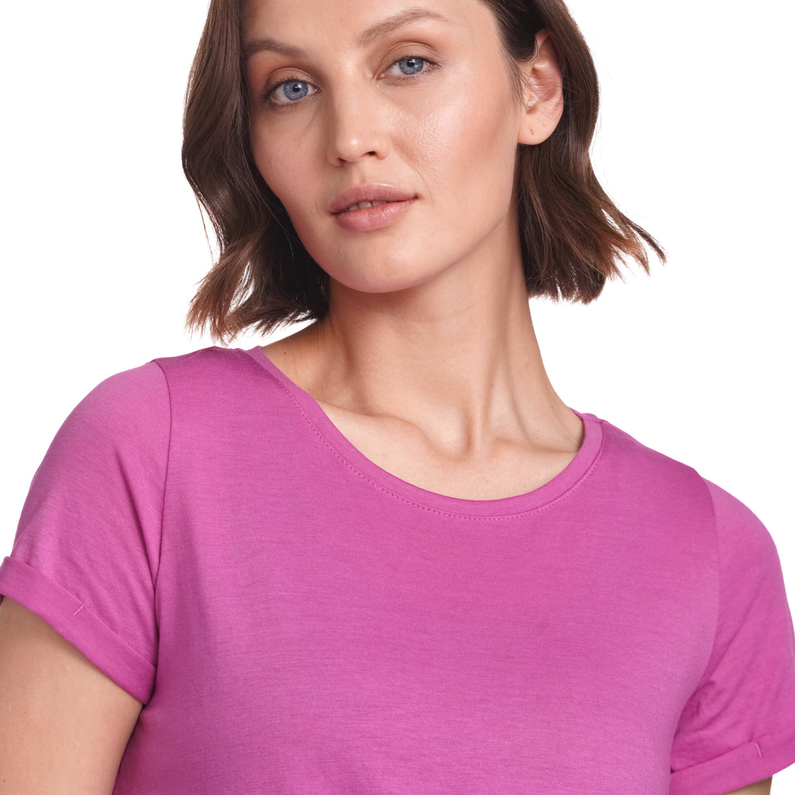 Damen Yoga-T-Shirt mit Rundhals