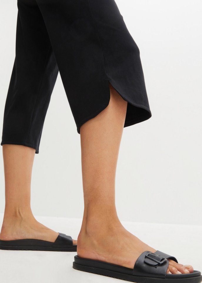Weite Jersey-Culotte, 3/4-Länge mit Bequembund