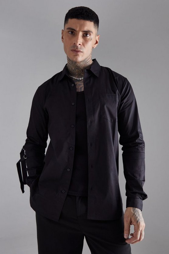 Tall Longsleeve Cinch Strap Shirt