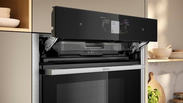 NEFF Einbaubackofen N 90 B64VT73N0, mit Teleskopauszug nachrüstbar, Hydrolyse, voll versenkbare Ofentür dank Slide & Hide®