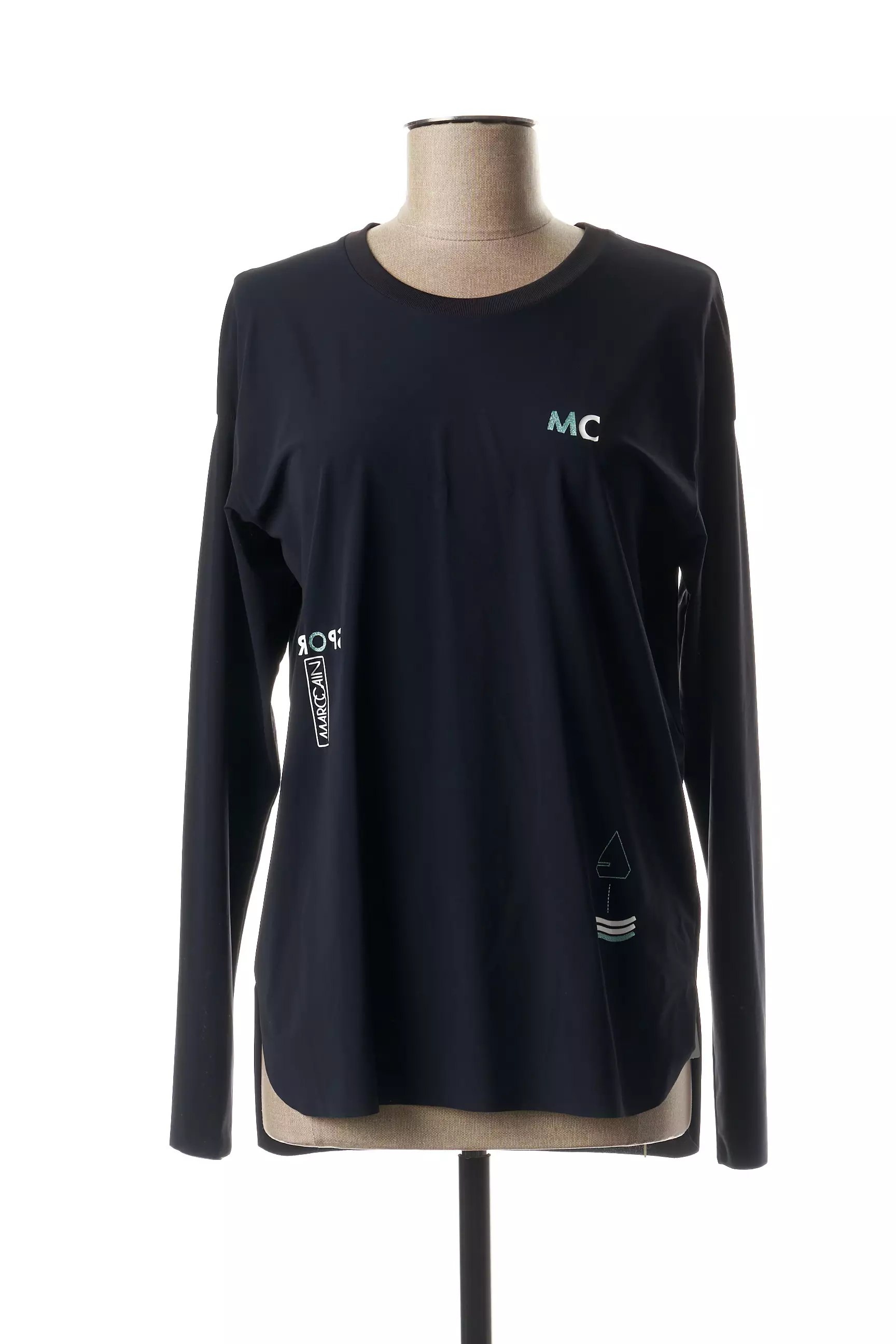 Marc Cain Tshirts Femme couleur bleu