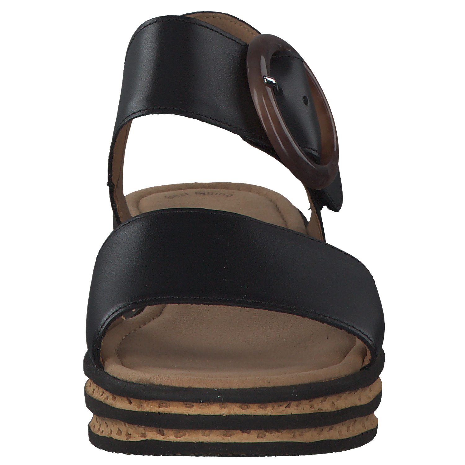 Gabor 84.550, Plateau-Sandaletten, Damen, Schwarz