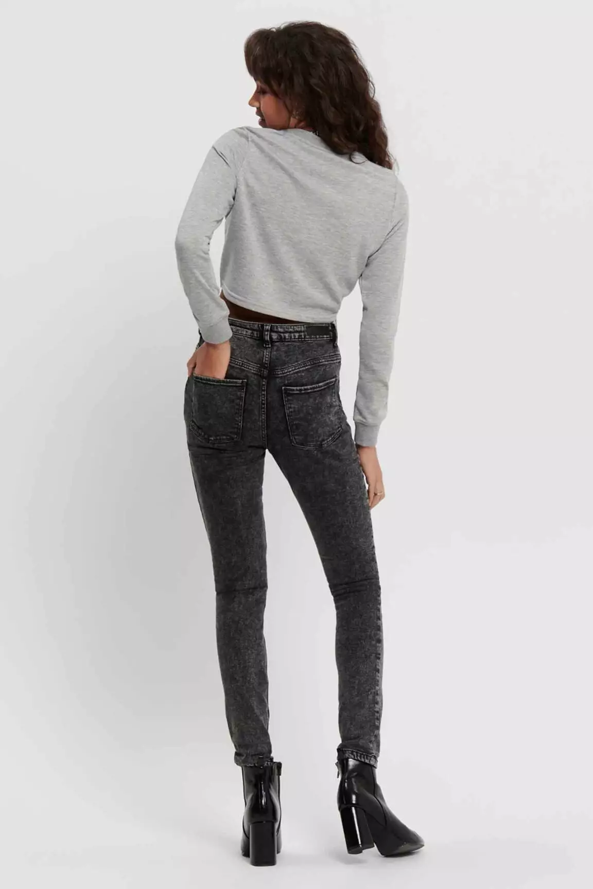Only Sweats Femme couleur gris