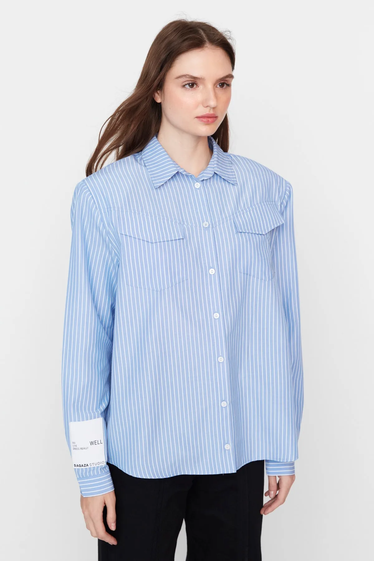 Trendyol Collection  Hemd - Weiß - Oversized