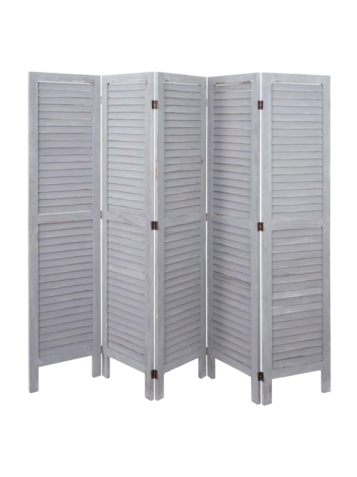MCW Paravent G30 im Shabby-Look, Grau günstig kaufen onesize