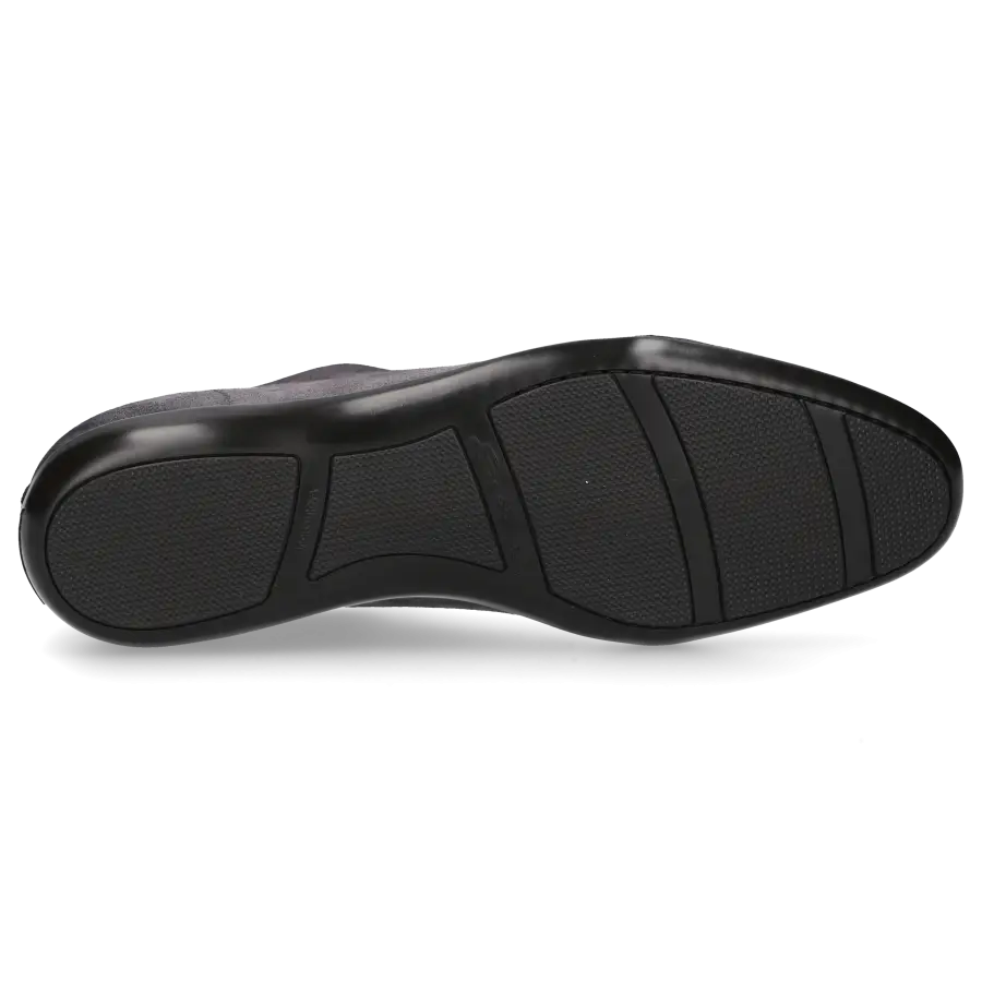 Santoni - Sneaker low AMG Veloursleder - grau