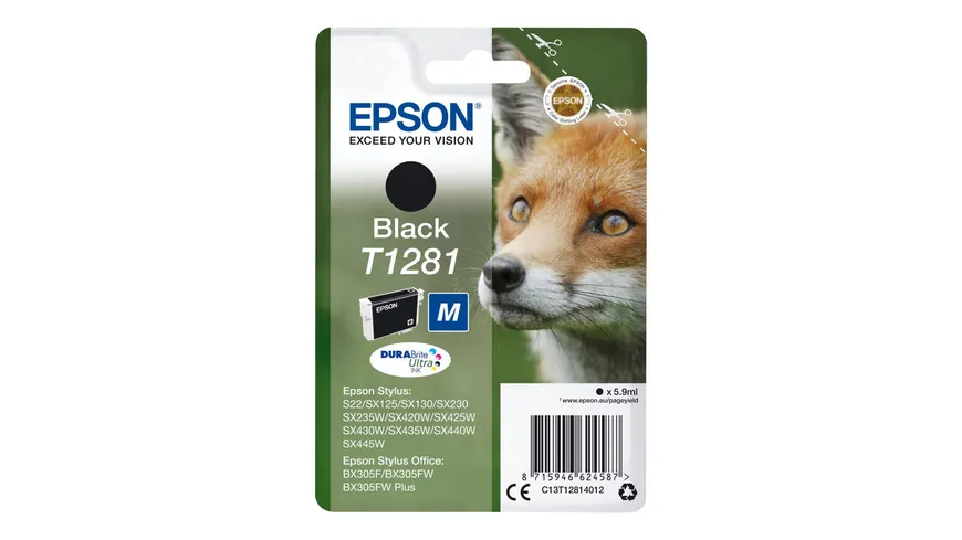Epson Druckerpatrone T1281 schwarz