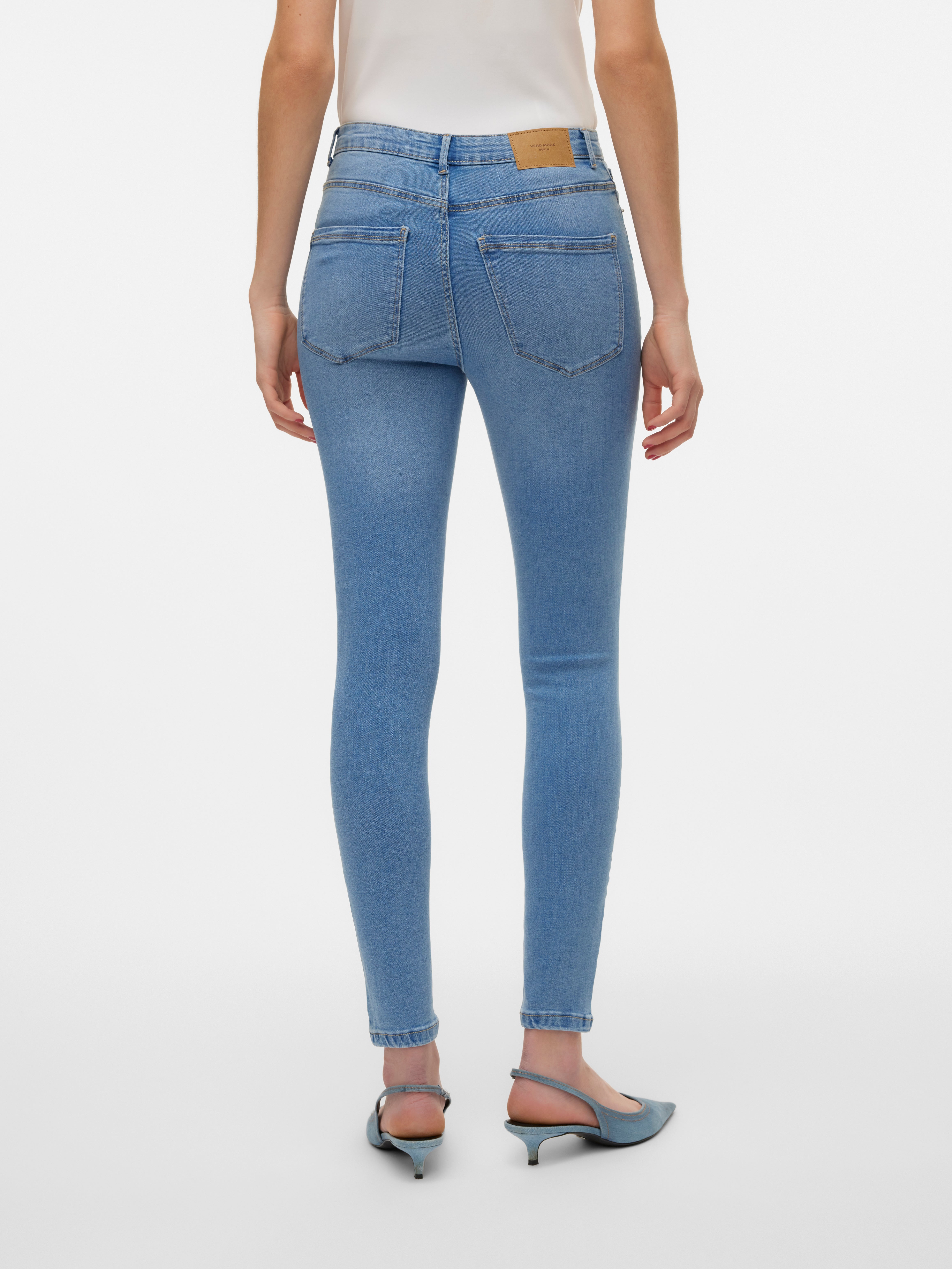 VMSOPHIA Hohe Taille Skinny Fit Jeans