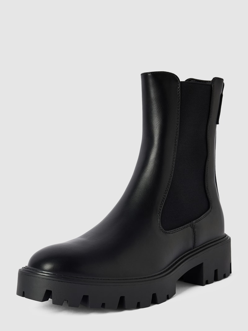 Chelsea Boots mit profilierter Sohle Modell 'BETTY' in schwarz