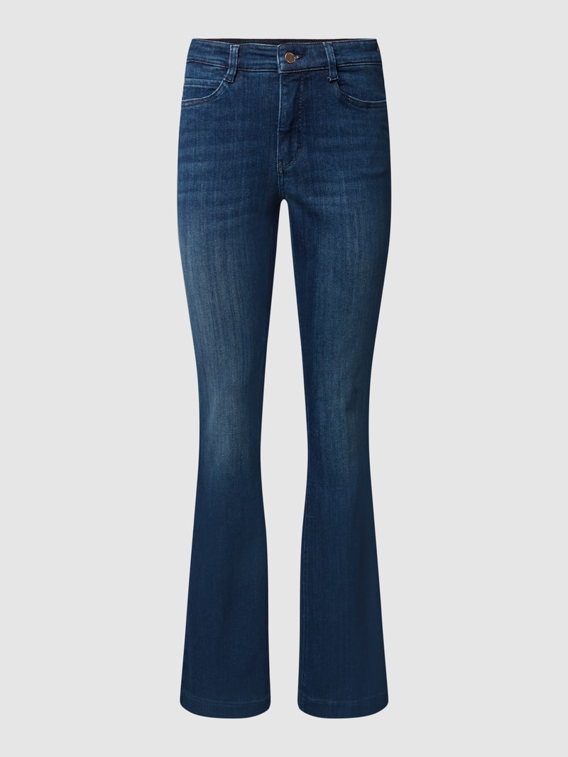 Bootcut Jeans mit Label-Detail Modell 'DREAM' in blau