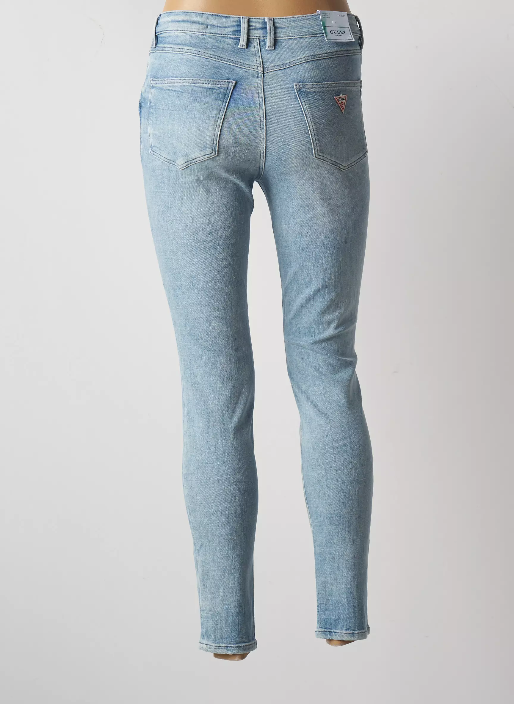Guess Jeans Skinny Femme couleur bleu
