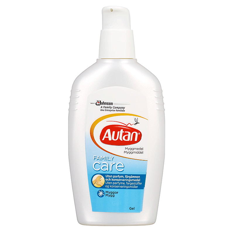 Autan Myggmiddel Family Care Gel 100 ml, Autan