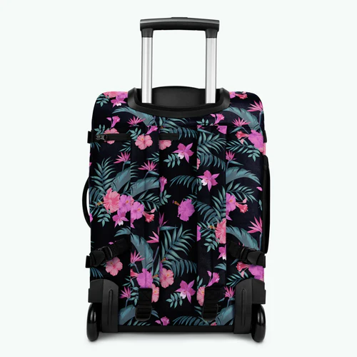 Valladolid small black 2-wheel soft suitcase