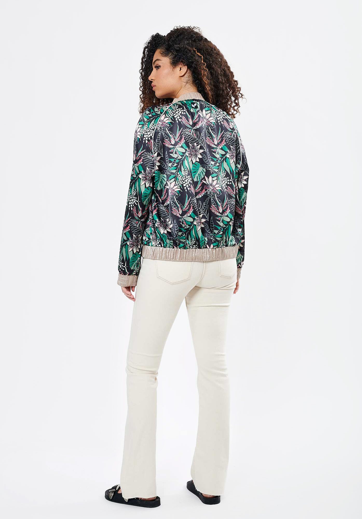 ANAIS  Veste réversible fleurie et noire Femme