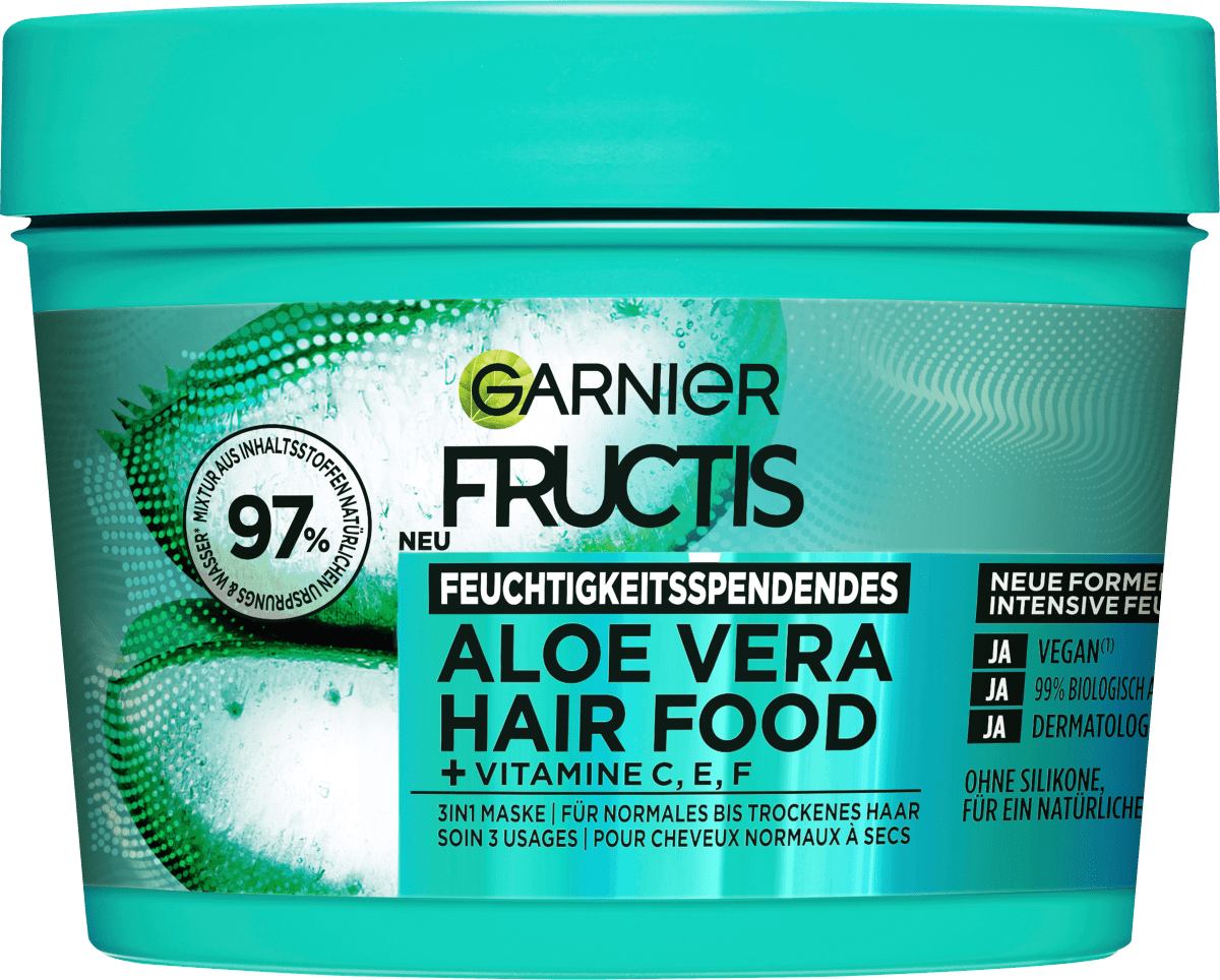 Haarkur Aloe Vera Hair Food 3in1 Maske, 400 ml
