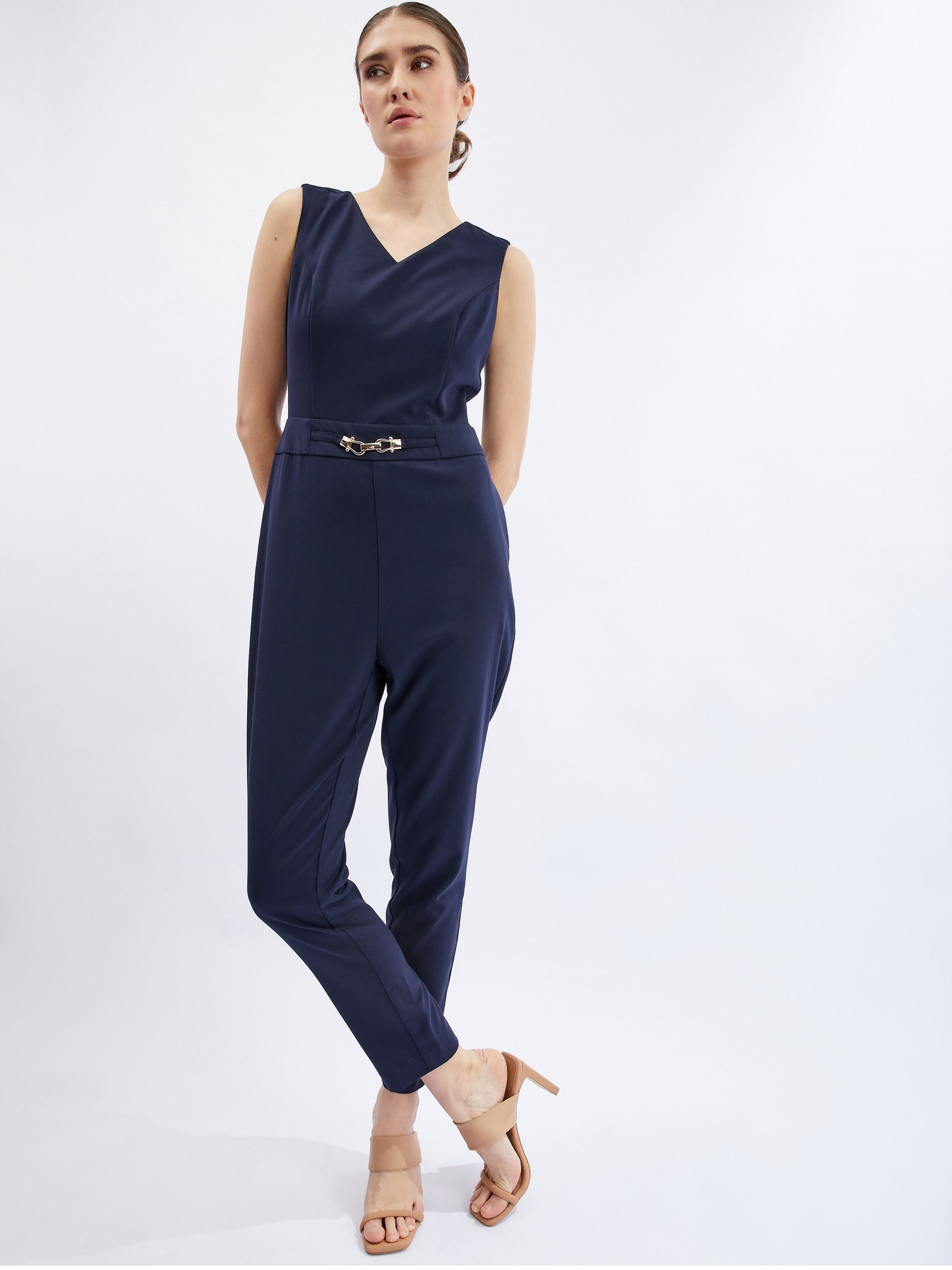Dunkelblauer Damen-Overall ORSAY