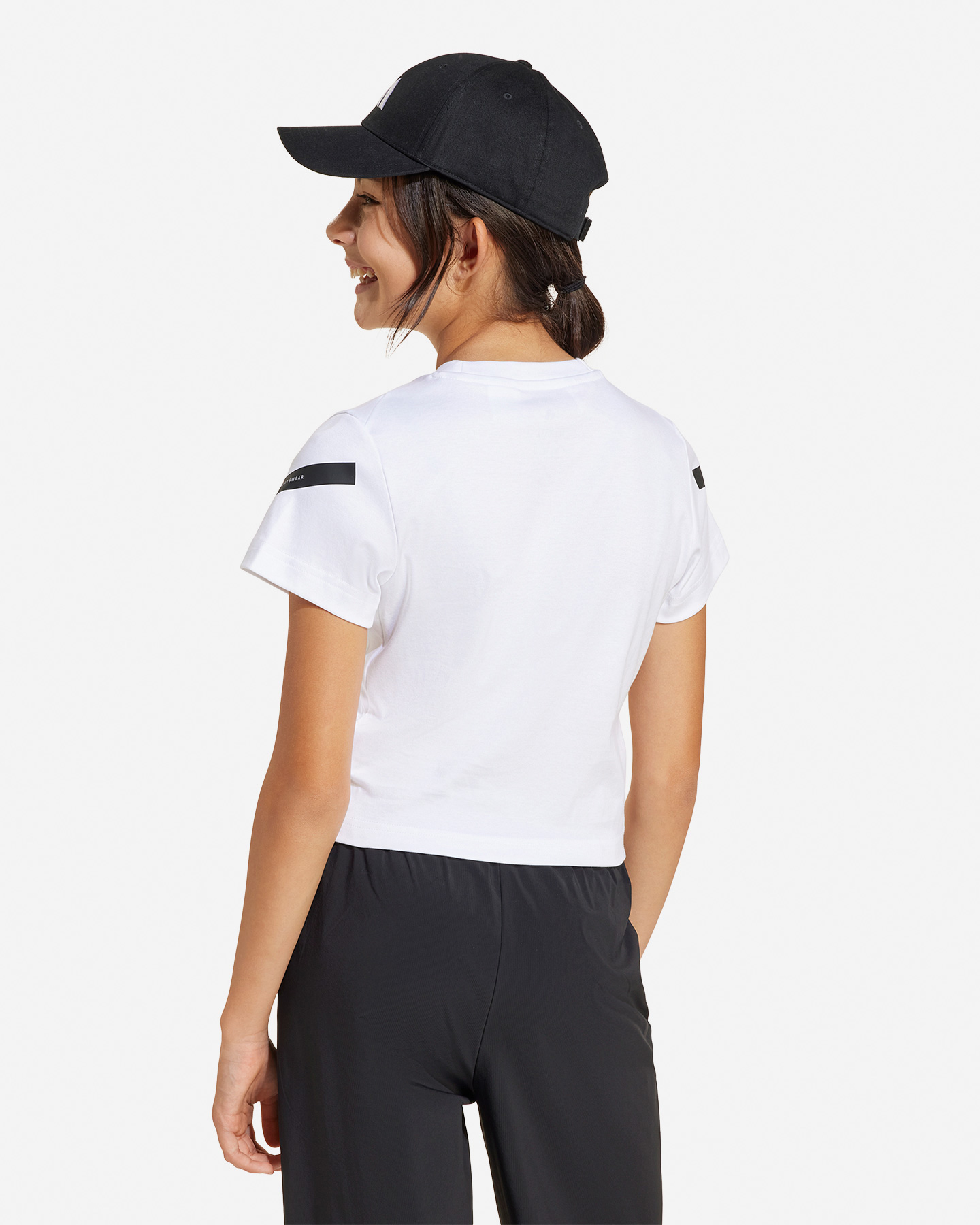 Koszulka Adidas Crop Zone Jr JD1317