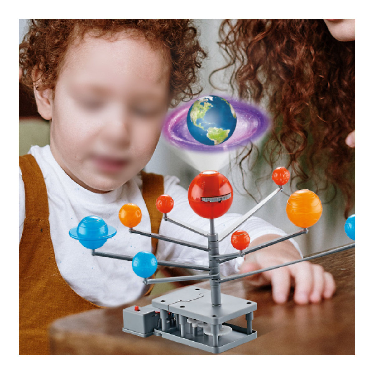 Elektrisches Stativ für Kinder, astronomische Lehrmittel Elektrische Projektions Lehrhilfen für Kinder mit acht Planeten