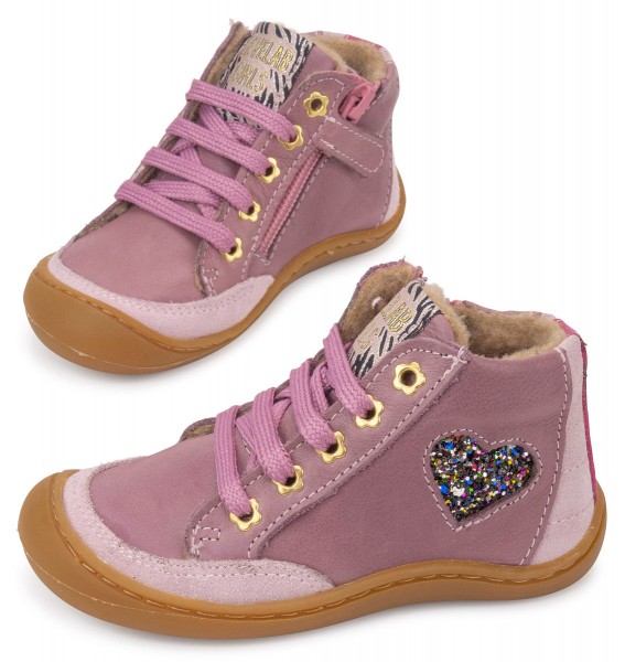 Develab ~ MidCut Schnürschuh warm ~ Old Pink