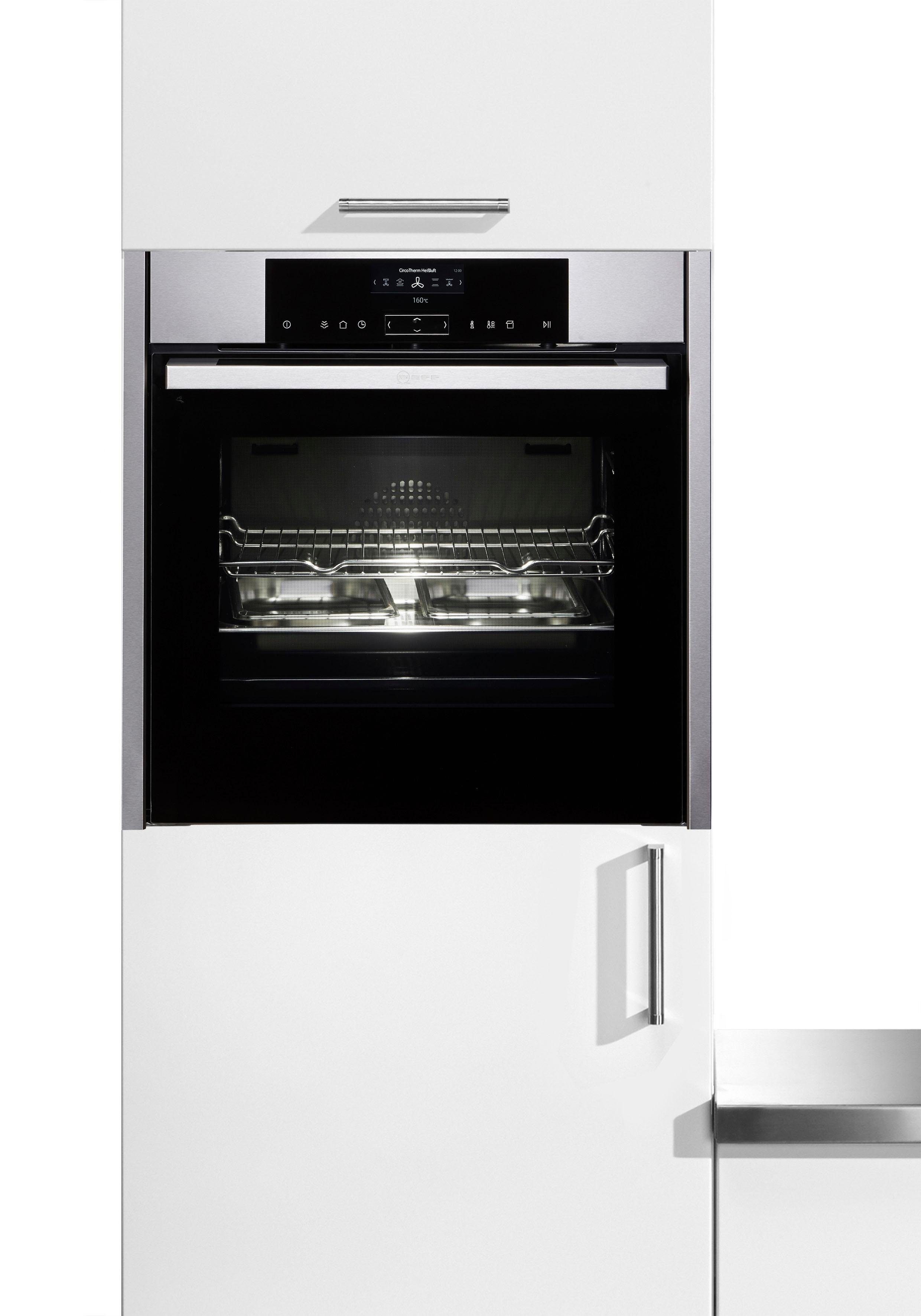 NEFF Dampfbackofen N 90 B15FS22N0, mit Teleskopauszug nachrüstbar, easyClean, FullSteam® - Volldampf
